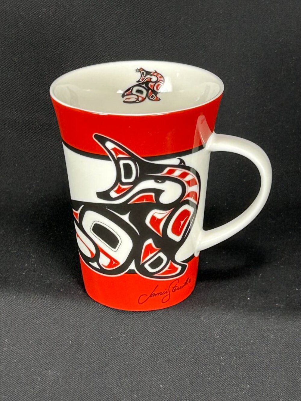 OSCARDO colorful Canadian native art coffee mug